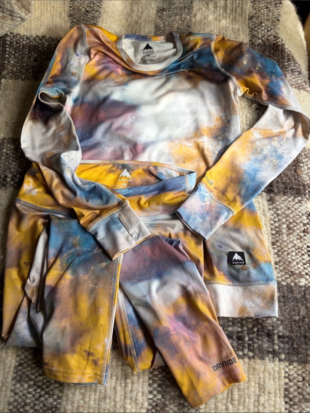 Burton Dryride ski/snowsport baselayer size XS